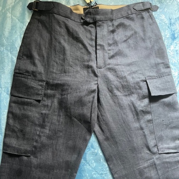 Banana Republic Blue Linen pants - Picture 3 of 5